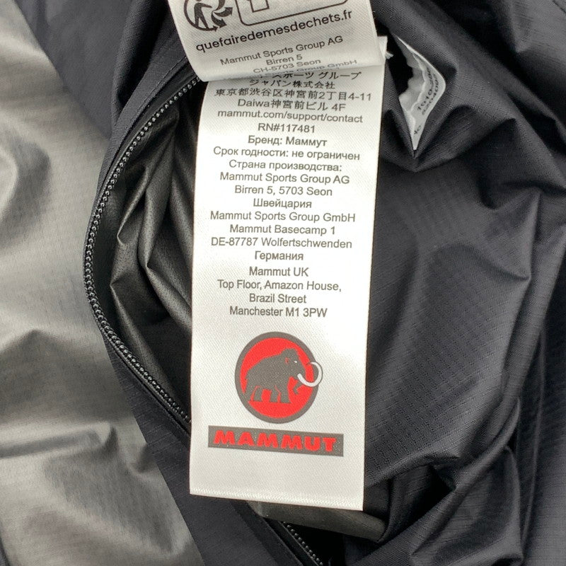 【中古品】【メンズ】 Mammut マムート 1010-28652 MICROLAYER 3.0 HS HOODED JACKET AF ナイロンジャケット アウター ブランド 古着 144-260412-gm-13-fuz サイズ:M カラー:ブラック 万代Net店