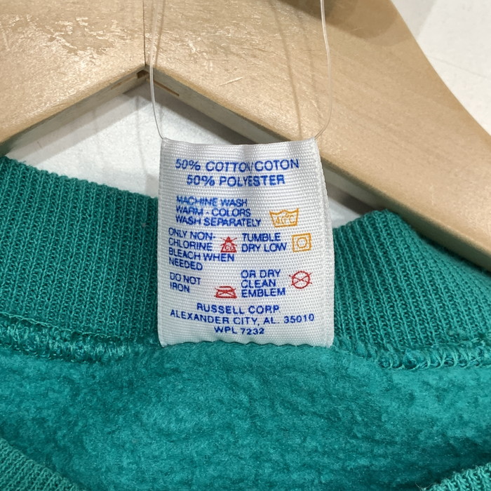 【中古品】【メンズ】 JERZEES 80s~90s SUPER SWEAT オーバーサイズスウェット ブランド 古着 145-260404-gm-28-fuz サイズ:XL カラー:グリーン 万代Net店