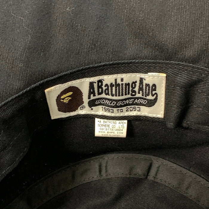 【中古品】【メンズ】 A BATHING APE アベイシングエイプ 90s ハット ブランド 帽子 185-251213-gm-18-fuz サイズ:58cm カラー:ブラック 万代Net店