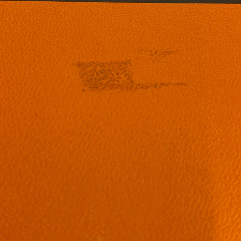 【中古品】【メンズ/レディース】 HERMES エルメス 101299M ラビリンス ハンドタオル カレタオル 183-221003-kk-27-min カラー:オレンジ 万代Net店