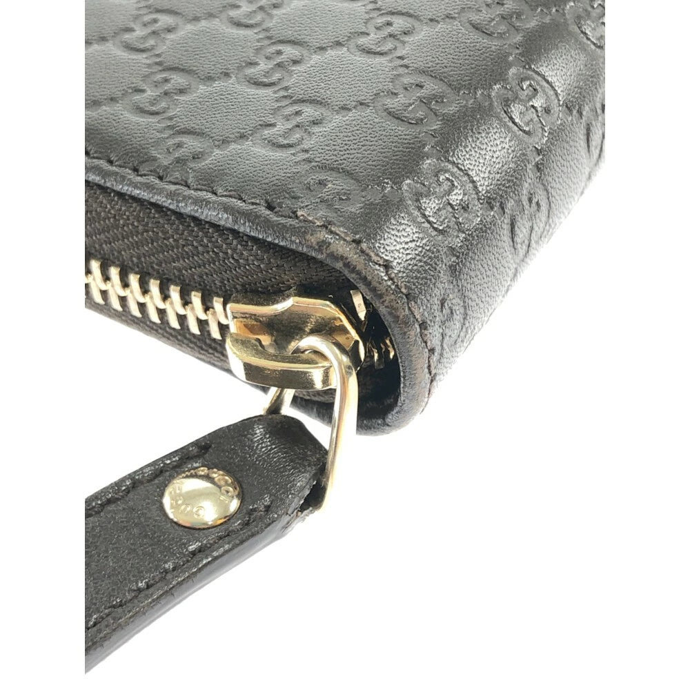 【中古品】【メンズ/レディース】 GUCCI グッチ 【中古】【メンズ/レディース】 GUCCI グッチ マイクログッチシマ ラウンドファスナーロングウォレット 財布 品番:449391 181-211221-rs-17-min サイズ:計測サイズ(約):H10cm/W19cm/D2.3cm カラー:ブラウン 万代Net店