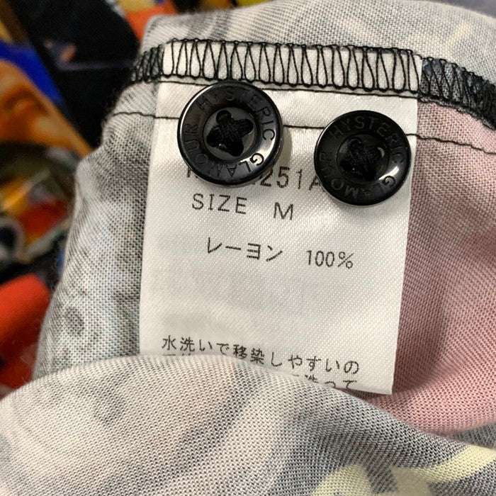 【中古品】【メンズ】 HYSTERIC GLAMOUR ヒステリックグラマー 25SS 02251AH08 総柄プリント半袖シャツ ブランド 古着 140-251214-gm-23-fuz サイズ:M カラー:総柄 万代Net店