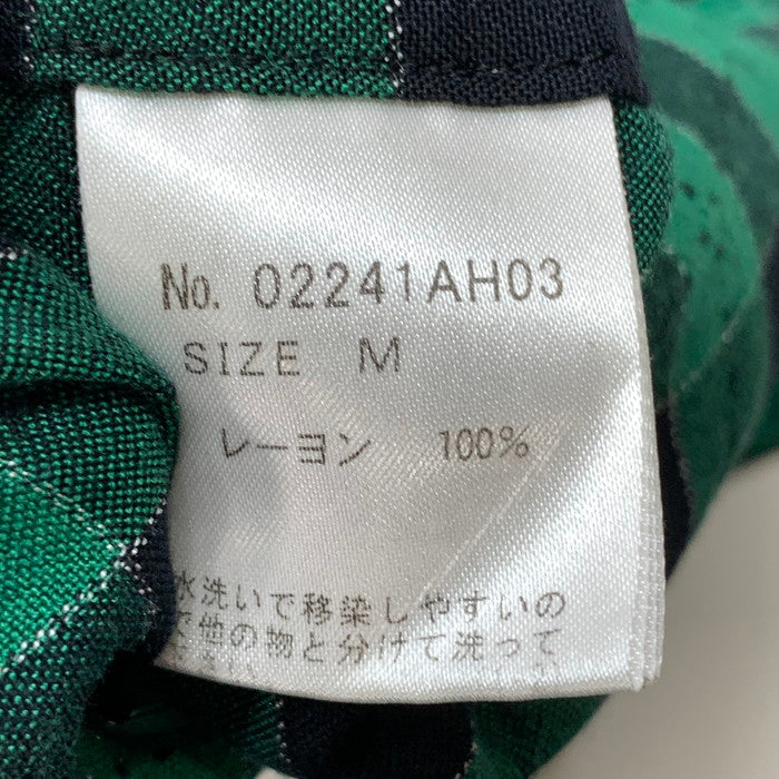 【中古品】【メンズ】 HYSTERIC GLAMOUR ヒステリックグラマー 02241AH03 刺繍 オープンカラーシャツ 半袖シャツ ブランド 古着 140-251220-gm-03-fuz サイズ:M カラー:グリーン 万代Net店