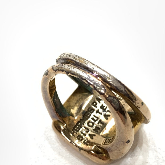 【中古品】【メンズ/レディース】 HERMES エルメス コロゾセリエ ゴールドシェルリング ブランド アクセサリー 指輪 182-251129-gm-29-fuz サイズ:52(約11.5号) カラー:ゴールド 11.5号 万代Net店