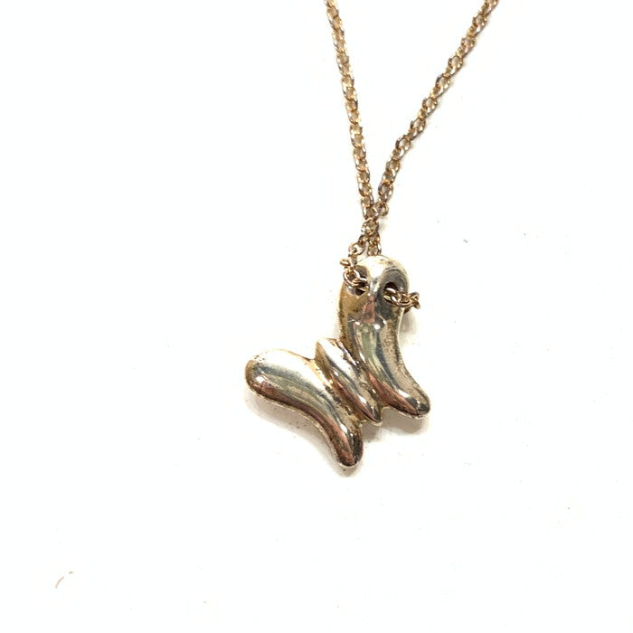 【中古品】【レディース】 TIFFANY&Co. ティファニー エルサペレッティ バタフライネックレス ブランド アクセサリー 182-251213-gm-08-fuz カラー:シルバー 万代Net店