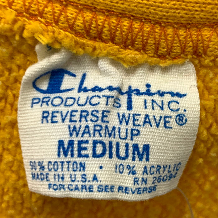 【中古品】【メンズ】 Champion チャンピオン 70s リバースウィーブ スウェットハーフパンツ ボトムス ブランド 古着 159-250504-gm-05-fuz サイズ:M カラー:イエロー 万代Net店