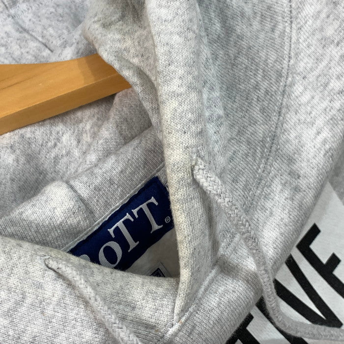 【中古品】【メンズ】 BOTT×CREATIVEDRUGSTORE SQUARE LOGO HOODIE パーカー ブランド 古着 140-260315-gm-07-fuz サイズ:XL カラー:グレー 万代Net店