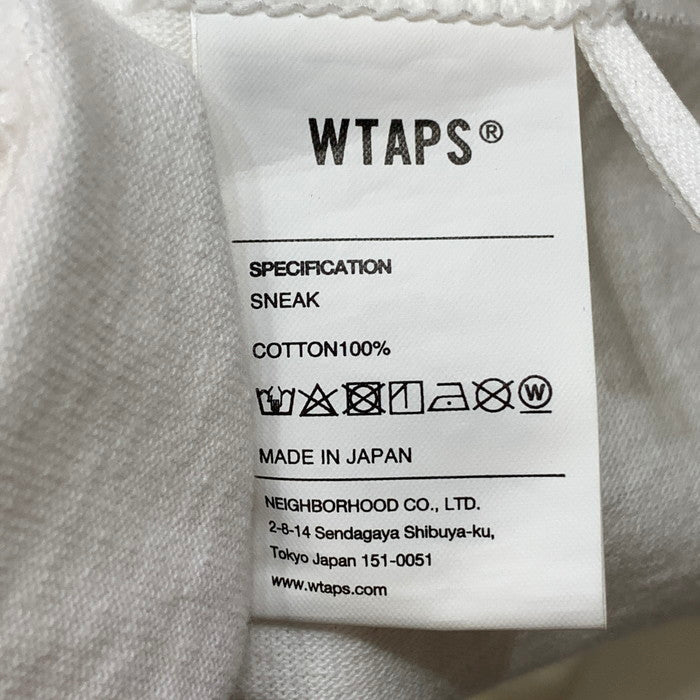 【中古品】【メンズ】 WTAPS ダブルタップス 25SS HG SS TEE 半袖Tシャツ ブランド 古着 142-251214-gm-12-fuz サイズ:3 カラー:ホワイト 万代Net店