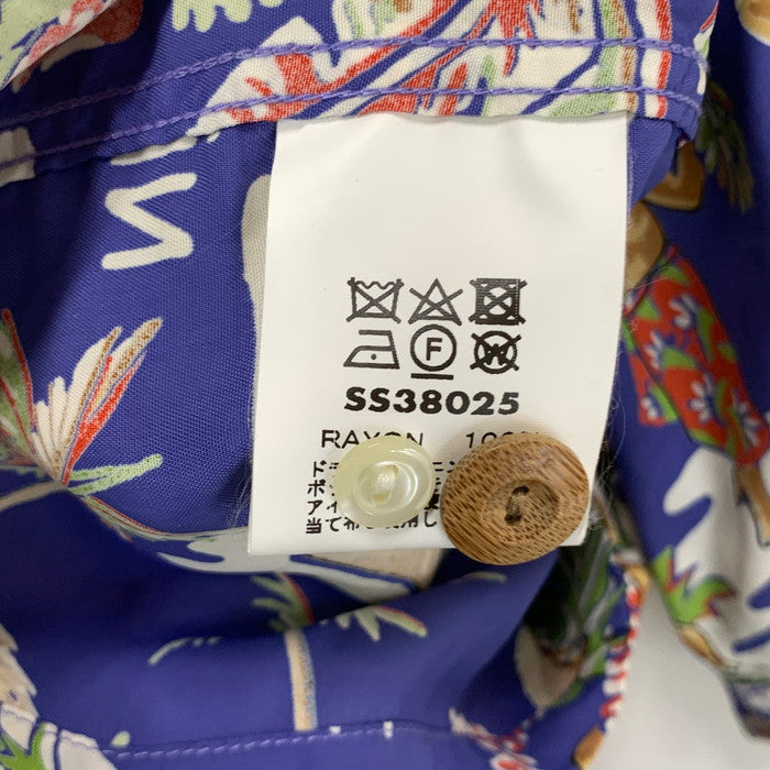 【中古品】【メンズ】 SUN SURF サンサーフ アロハシャツ 半袖シャツ トップス ブランド 古着 145-250614-gm-14-fuz サイズ:S カラー:パープル 万代Net店