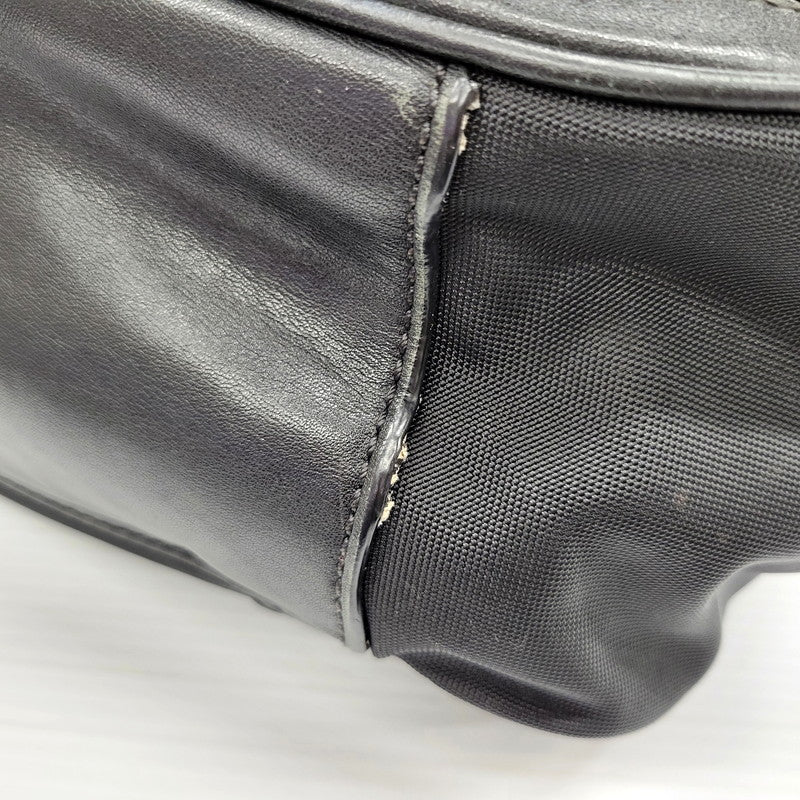 【中古品】【メンズ】 バーバリー 3827140 レザー ナイロンキャンバス ショルダーバッグ カバン 鞄 180-250515-as-07-izu カラー:ブラック 万代Net店