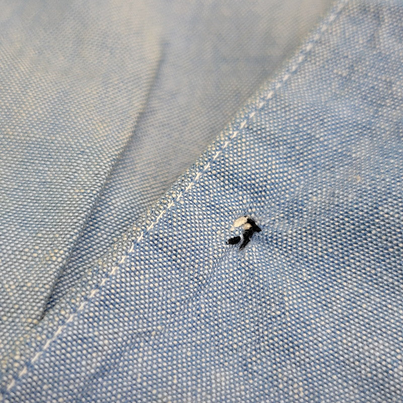 【現状渡し品】【メンズ】 USED CHAMBRAY WORK JACKET シャンブレー ワークジャケット 146-250807-as-25-izu サイズ:F カラー:ブルー 万代Net店