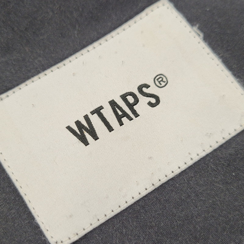 【中古品】【メンズ】 WTAPS ダブルタップス 221WVDT-SHM06 22SS LADDER ラダー SS COPO. BROADCLOTH.COOLMAX ショートスリーブ ブロードクロス クールマックス トップス 半袖 142-250925-cs-10-izu サイズ:03 カラー:ブラック 万代Net店