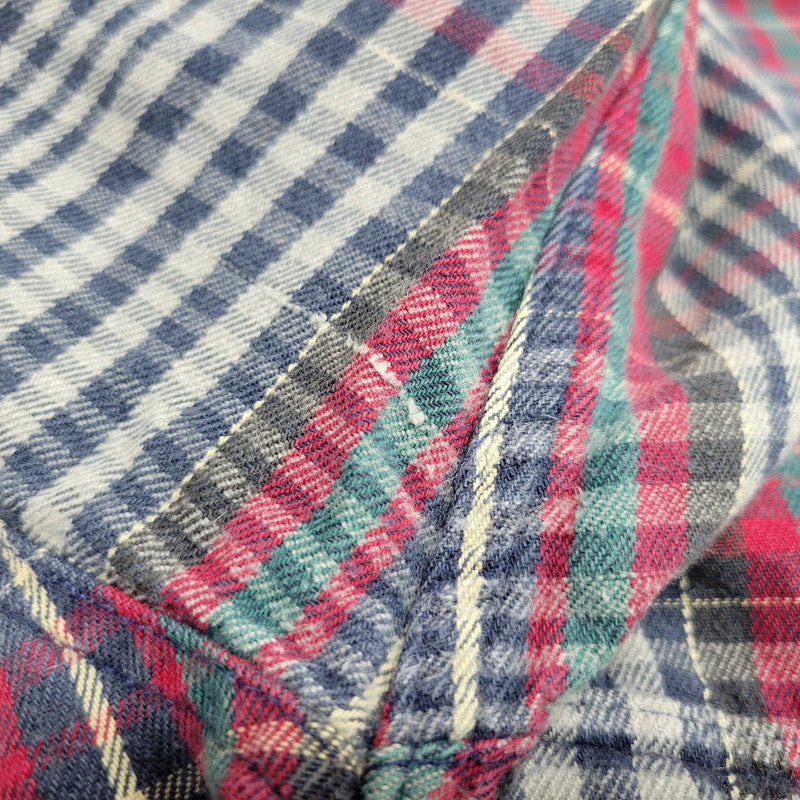 【中古品】【メンズ】 COTTON CHECK LS SHIRT コットン チェック ロングスリーブ シャツ 長袖 トップス 146-251031-as-17-izu サイズ:M カラー:マルチカラー 万代Net店
