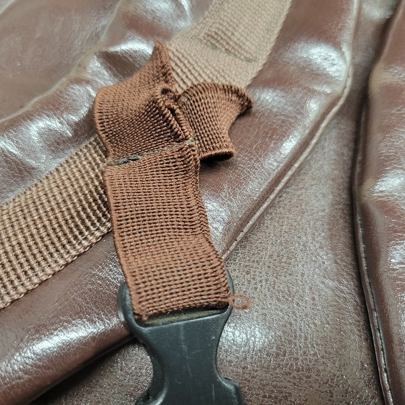 【現状渡し品】【メンズ/レディース】 OLD STUSSY オールドステューシー LOGO MONOGRAM LEATHER BACKPACK レザー バックパック リュック バッグ カバン 鞄 188-251122-as-12-izu カラー:ブラウン 万代Net店