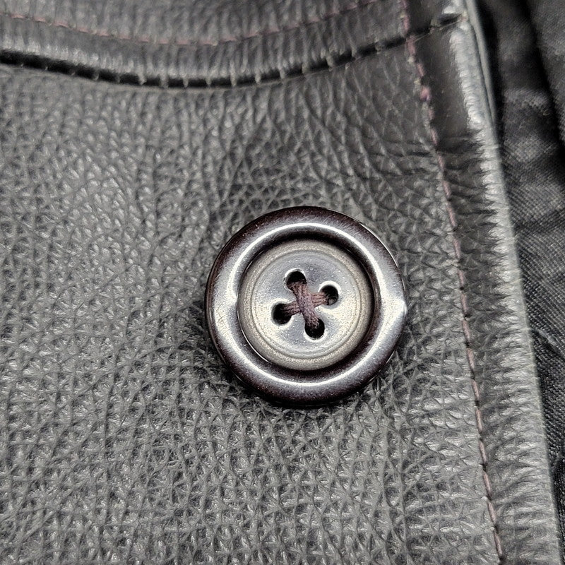 【現状渡し品】【メンズ】 SARDAR LEATHER JACKET レザージャケット アウター 146-260113-as-06-izu カラー:ブラック 万代Net店