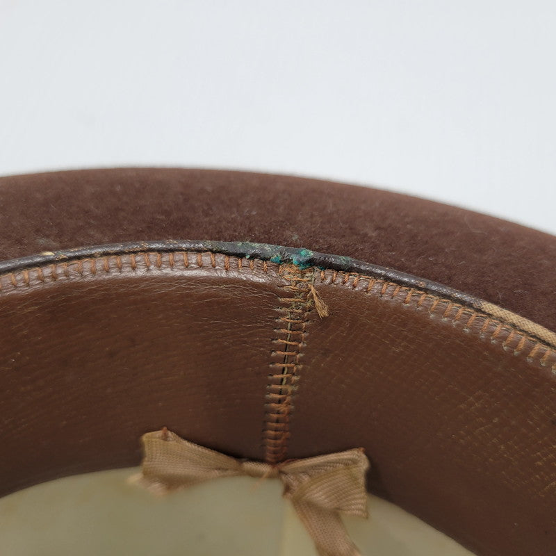 【現状渡し品】【メンズ】 DOBBS ドブス FELT HAT フェルト ハット 帽子 小物 服飾雑貨 185-260120-ay-04-izu カラー:ブラウン 万代Net店