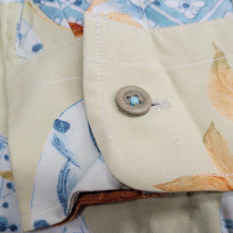 【中古品】【メンズ】 KARL HELMUT カールヘルム OPEN COLLAR L/S RAYON SHIRT P036UFB36 オープンカラー ロングスリーブ レーヨンシャツ ホオズキ柄 長袖 140-260220-as-18-izu カラー:マルチカラー 万代Net店