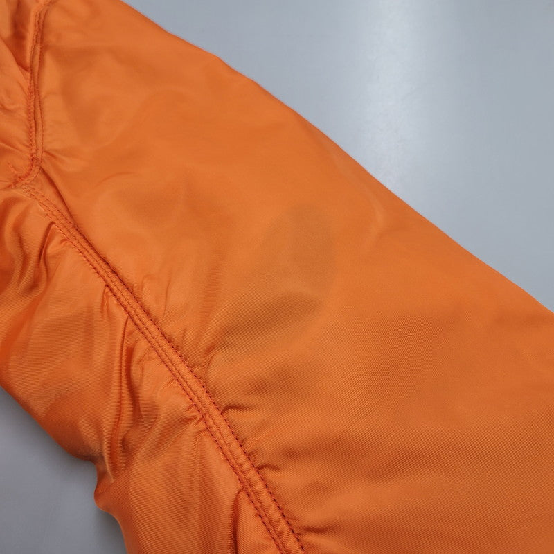【現状渡し品】【メンズ】 ALPHA INDUSTRIES アルファインダストリーズ MA-1 FLIGHT JACKET 1615-573-8335 フライトジャケット USA製 145-260527-as-20-izu サイズ:M カラー:カーキ/オレンジ 万代Net店
