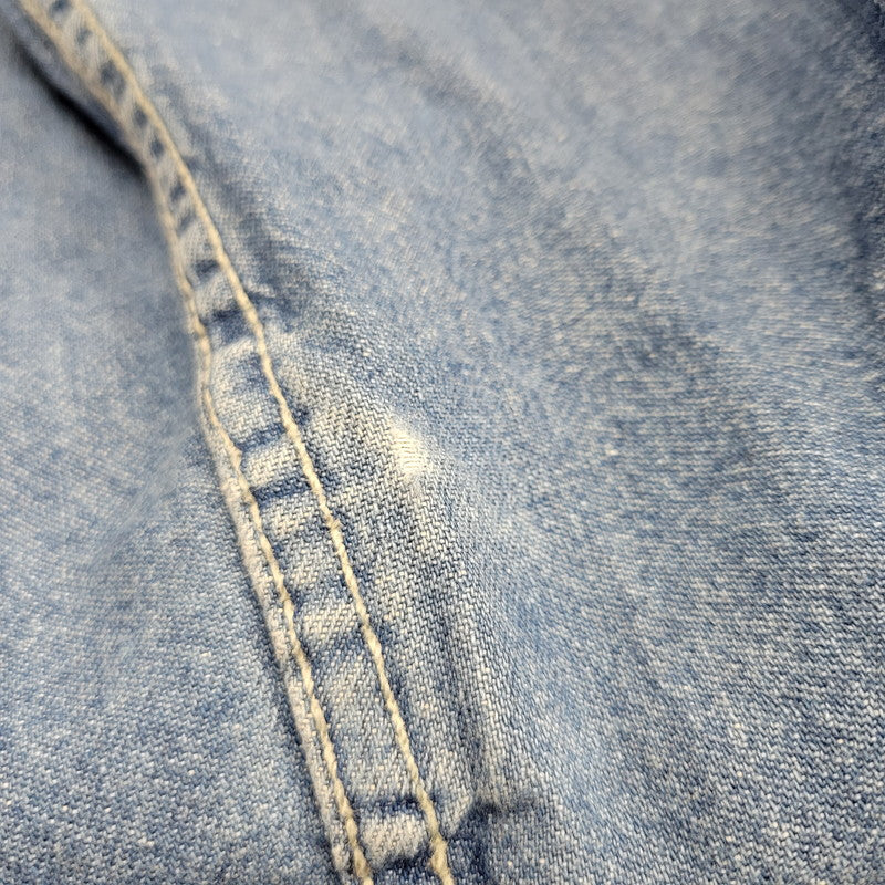 【中古品】【メンズ】 Levi's リーバイス EURO DENIM WESTERN L/S SHIRT ユーロ デニム ウエスタン ロングスリーブ シャツ 長袖 146-260704-as-24-izu サイズ:XL カラー:インディゴ 万代Net店