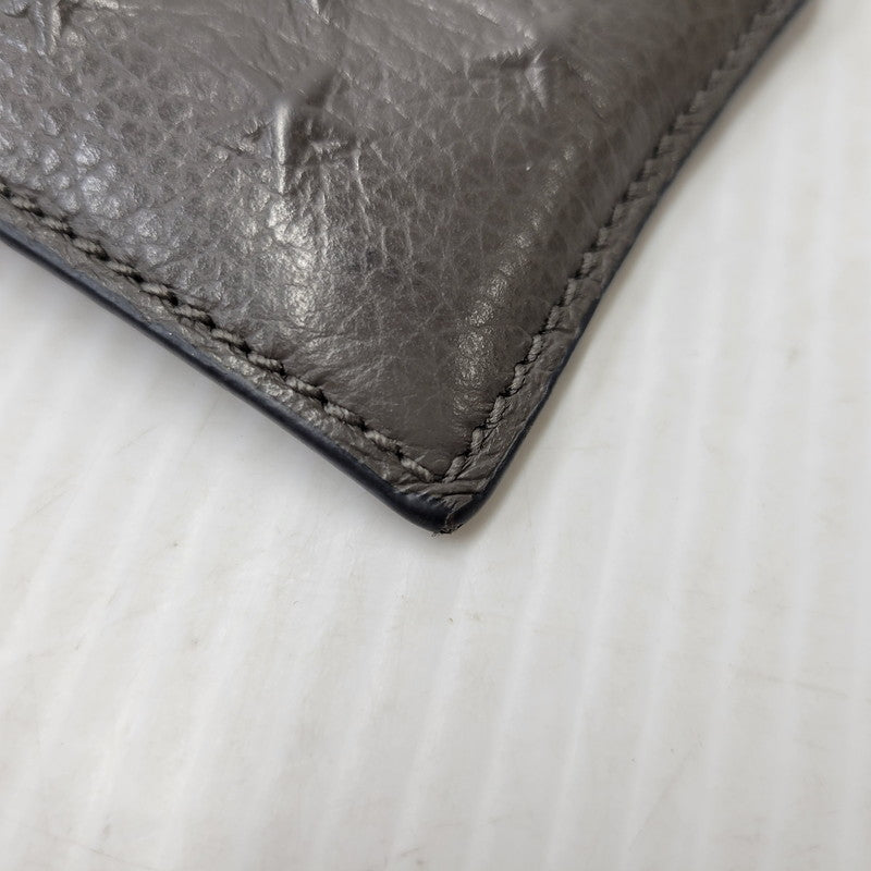 【中古品】【メンズ/レディース】 JIMMY CHOO ジミーチュウ CARD&COIN CASE カード&コインケース 財布 小物 200-261002-ay-08-izu カラー:グレー系×ブラック 万代Net店