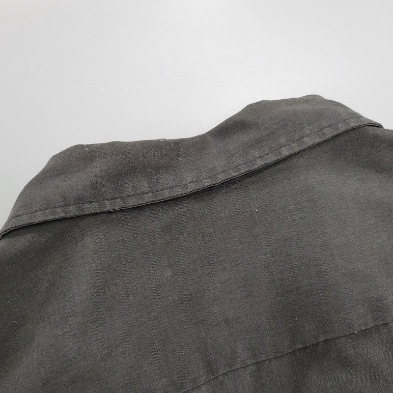 【中古品】【メンズ】 HILTON ヒルトン USA製 70’S BOWLING SHIRT ボウリング シャツ トップス 半袖 146-261023-cs-16-izu サイズ:L カラー:ブラック 万代Net店