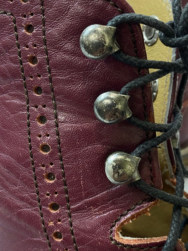 【現状渡し品】【メンズ】 Dry Bones ドライボーンズ GILLIE HALF BOOTS DSHC008 ギリーハーフブーツ 靴 165-251226-yn-19-min サイズ:7 1/2 カラー:バーガンディ 万代Net店