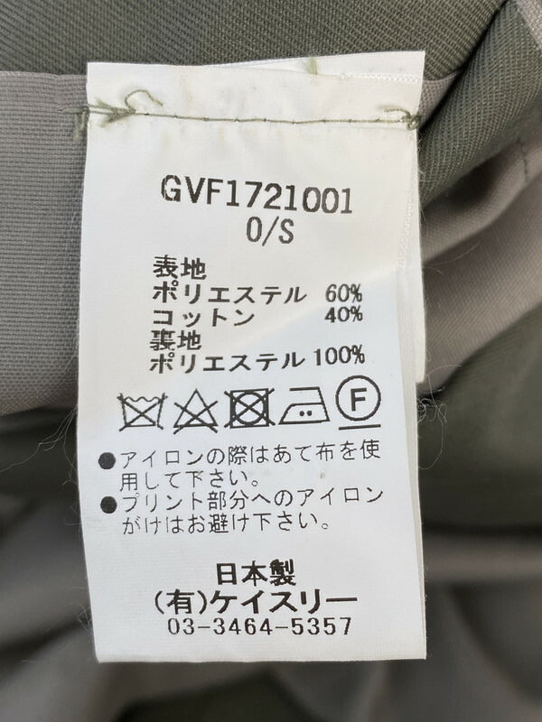 【中古品】【レディース】 G.V.G.V. ジーヴィジーヴィ SOUTIEN COLLAR COAT ステンカラーコート ライトアウター 169-230419-yn-02-min サイズ:0/S カラー:オリーブ系 万代Net店