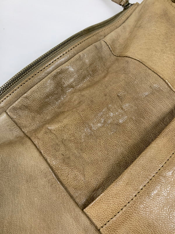 【中古品】【メンズ/レディース】 genten ゲンテン レザーショルダーバッグ 鞄 188-250111-AS-3-min カラー:ブラウン系 万代Net店