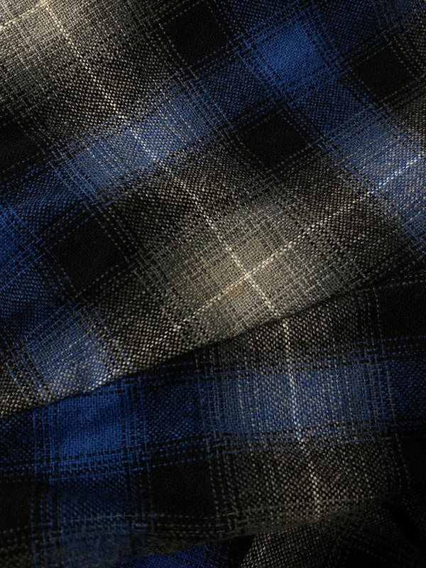 【中古品】【メンズ】 TENDERLOIN テンダーロイン 08AW T-WOOL SHT BLUE ウールシャツ 長袖シャツ トップス 142-240228-yn-12-min サイズ:XL カラー:ブルー 万代Net店