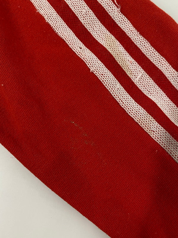 【現状渡し品】【メンズ】 adidas アディダス フランス製 60-70S VENTEX COLLARLESS TRACK JACKET トラックジャケット トップス 146-240410-ks-12-min サイズ:不明 カラー:レッド 万代Net店