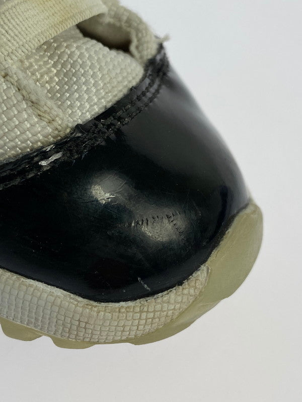 【中古品】【キッズ】 AIR JORDAN 11 RETRO TD 378040-100 エアジョーダン11レトロ TD キッズスニーカー 靴 174-240416-jt-01-min サイズ:US 9C 15cm カラー:BLACK/WHITE 万代Net店