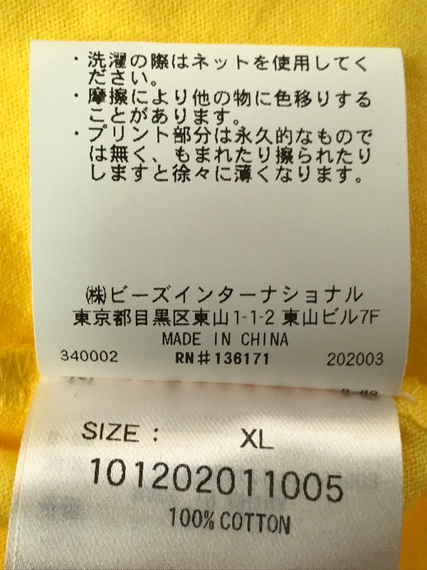 【中古美品】【メンズ】 X-LARGE エクストラ ラージ S/S TEE ショートスリーブ Tシャツ 半袖Tシャツ トップス 150-260510-rt-10-tag サイズ:XL カラー:イエロー 万代Net店