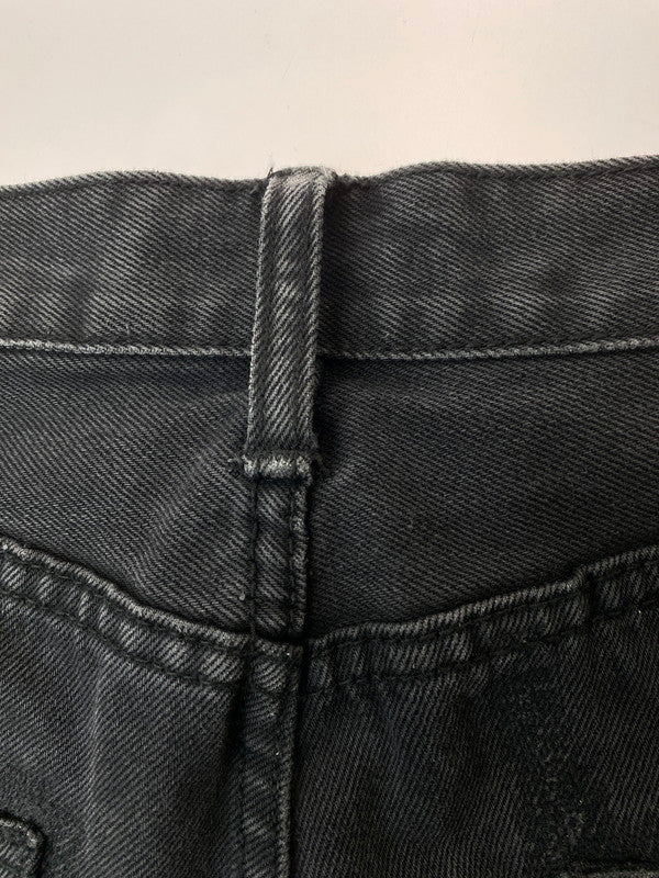 【中古品】【メンズ】 エドハーディ ED HARDY FLORAL SKULL JEANS フローラル スカル ジーンズ ブラックデニム 157-240617-cn-27-min サイズ:W36 カラー:ブラック 万代Net店