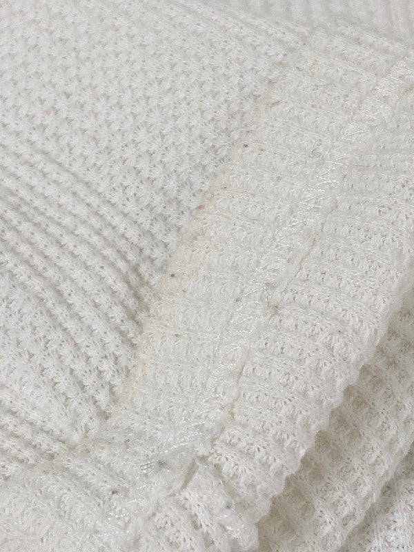 【現状渡し品】【レディース】 OPENING CEREMONY オープニングセレモニー USA製 THERMAL 170-240813-me-22-min サイズ:S カラー:ホワイト 万代Net店