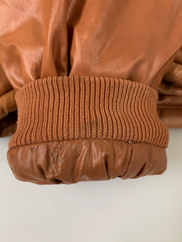 【現状渡し品】【メンズ】 UNKNOWN USED ユーズド 推定50-60S DOWN JACKET 推定50-60年代 ダウンジャケット 棒型TALON アウター 146-260617-yn-22-min サイズ:M カラー:ブラウン 万代Net店