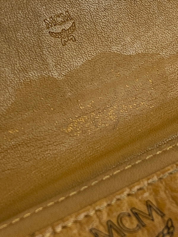 【中古品】【メンズ】 MCM エム・シー・エム MYL 8SVI99 CO001 ヴィセトス 二つ折り長財布 181-240720-AS-5-min カラー:コニャック 万代Net店