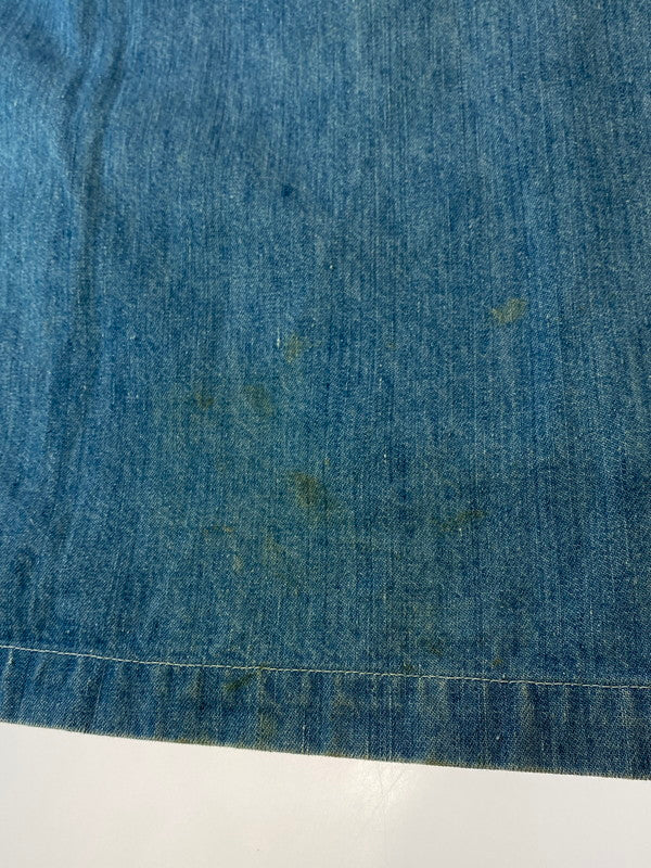 【中古品】【メンズ】 ISSEY MIYAKE イッセイミヤケ MIYAKE DESIGN STUDIO 日本製 80S DENIM OVER COAT ミヤケ デザイン スタジオ 80年 デニム オーバー コート ライト アウター カバーオール 140-240801-jt-18-min サイズ:サイズ不明 カラー:ライトインディゴ 万代Net店