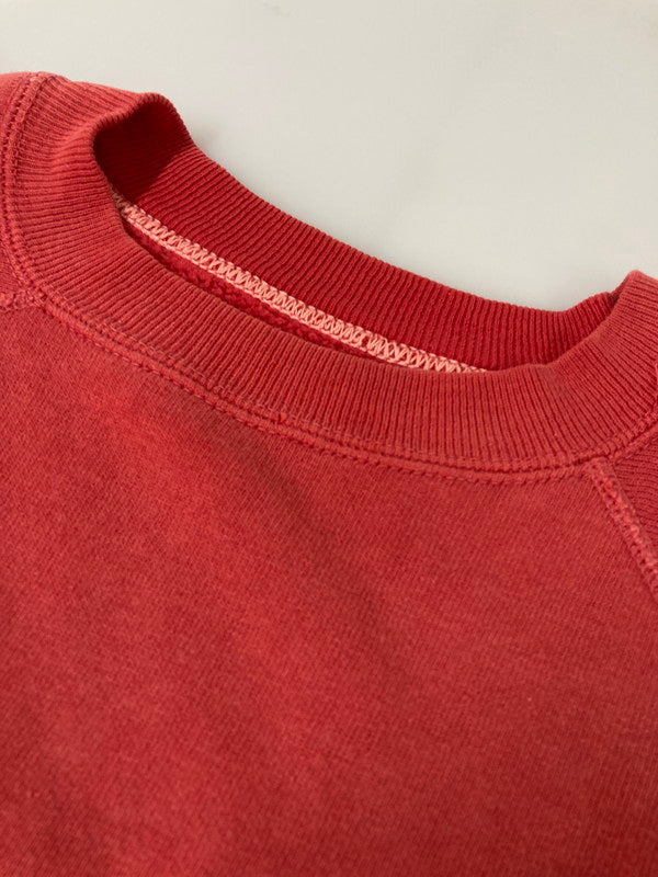 【現状渡し品】【メンズ】 VINTAGE ヴィンテージ 脇下ガゼット 二本針 長リブ 50S SOLID RAGLAN SWEATSHIRT ソリッドラグラン トレーナー トップス 146-241007-me-20-min サイズ:サイズ不明 カラー:レッド 赤 万代Net店