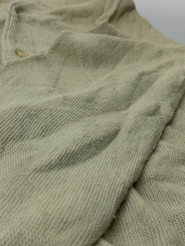 【中古品】【メンズ】 CLASSICS BY PALMLAND クラシックス バイ パームランド 90's WOOL KNIT SOLID CARDIGAN 9年代 ウールニット ソリッドカーディガン USA製 トップス 146-260619-yn-34-min サイズ:M カラー:ベージュ 万代Net店