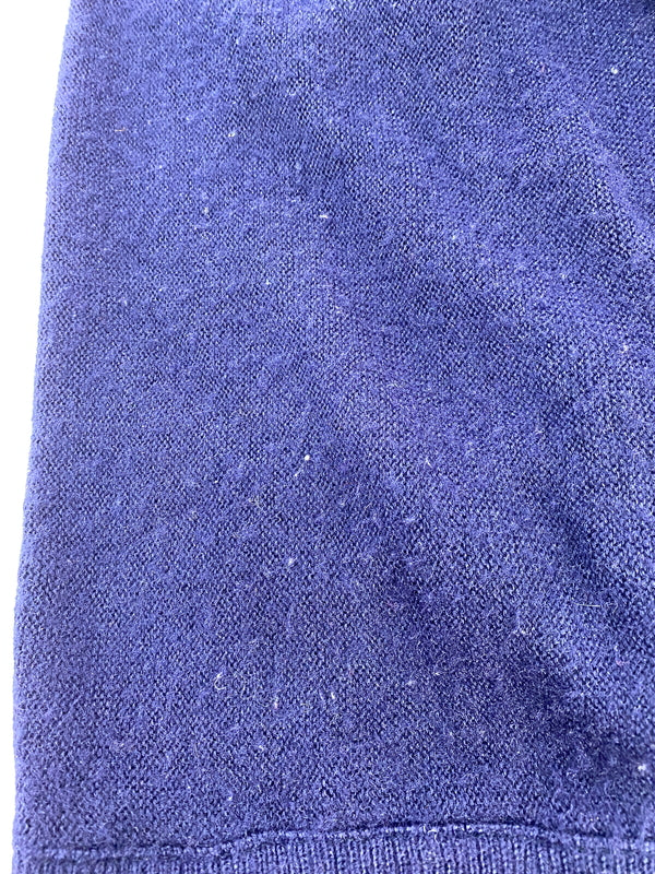 【現状渡し品】【メンズ】 JEFFLINKS ジェフリンクス USA製 70S WOOL KNIT SOLID CARDIGAN 1970年代 ウールニット ソリッド カーディガン メンズ トップス 146-260617-KS-25-min サイズ:M カラー:ネイビー 万代Net店