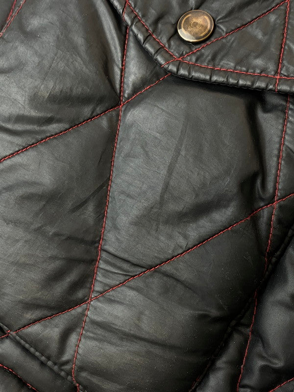 【現状渡し品】【メンズ】 RACING DOWN JACKET レーシング ダウンジャケット 防寒 ライダー バイク 冬用 キルティングステッチ 防風 145-241022-em-11-min サイズ:S カラー:ブラック 万代Net店