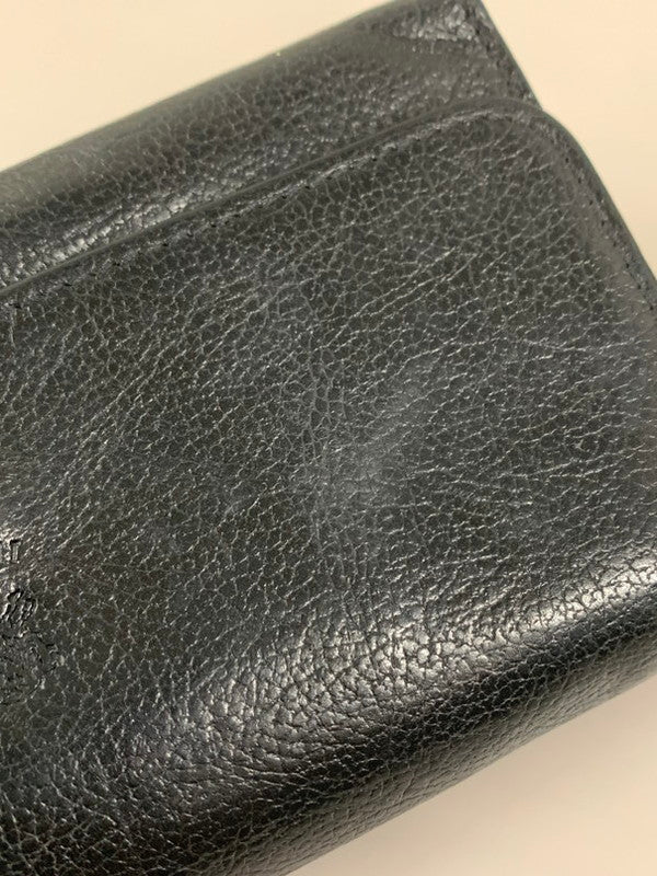 【中古品】【メンズ】 IL BISONTE イルビゾンテ レザー ロングウォレット 長財布 201-241031-em-33-min カラー:ブラック 万代Net店