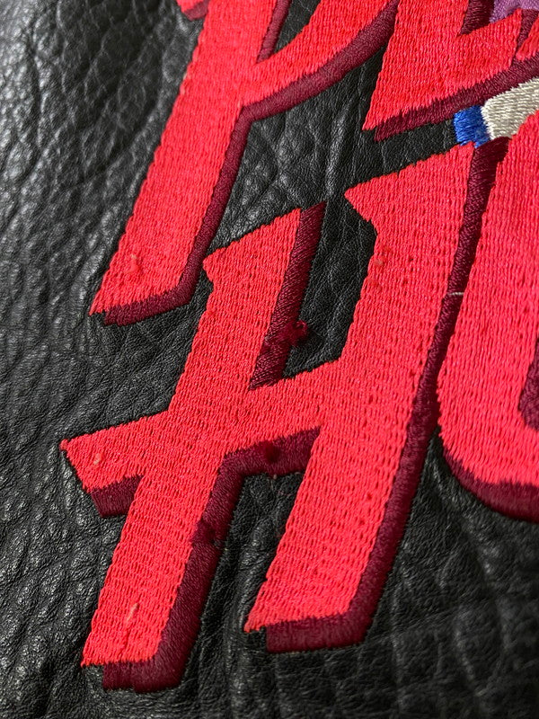 【中古品】【メンズ】 SUPER STITCH スーパー ステッチ 80-90'S PLANET HOLLYWOOD 80-90年代 ダブルライダースジャケット アウター 146-241114-jt-22-min サイズ:サイズ不明 カラー:ブラック 万代Net店