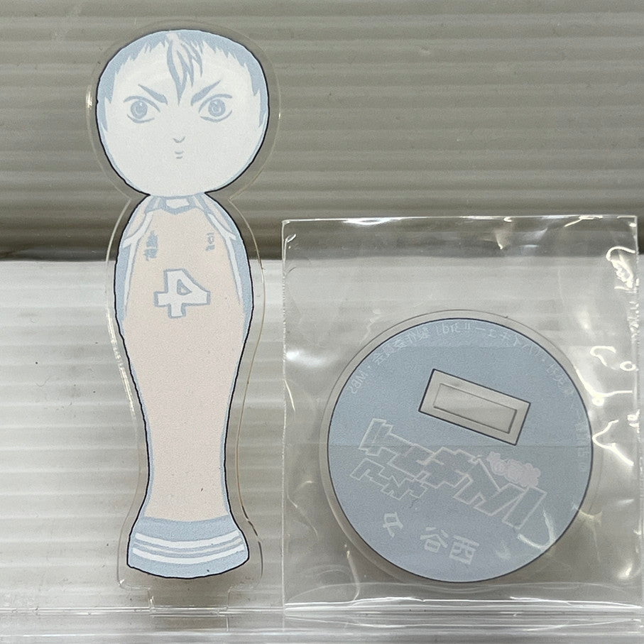 【中古品】 ハイキュー こけし アクリルスタンド 西谷 夕 ハイキュー!! ウィーク アクスタ バレーボール 051-251209-em-09-min 万代Net店