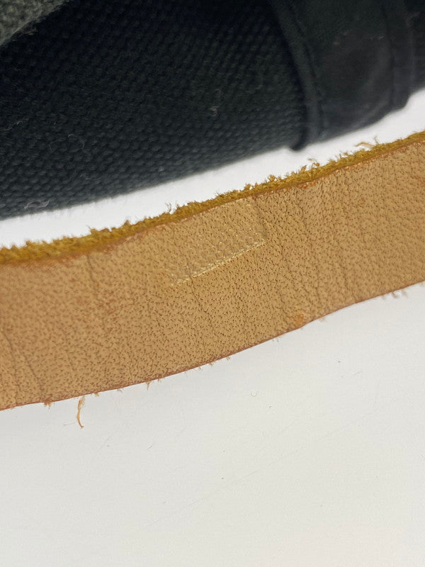 【中古品】【メンズ/レディース】 NINE TAILOR ナインテイラー CAP キャップ 帽子 デニム 牛革ベルト 185-250722-em-31-min カラー:ブラック 万代Net店