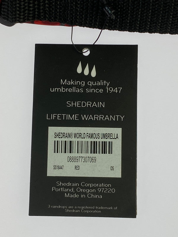 【中古美品】【メンズ/レディース】 SUPREME × SHEDRAIN シュプリーム シェッドレイン WORLD FAMOUS UMBRELLA ワールドフェイマス アンブレラ 折りたたみ傘 149-260420-KS-01-min サイズ:畳んだ状態38×8 カラー:レッド/ブラック 万代Net店