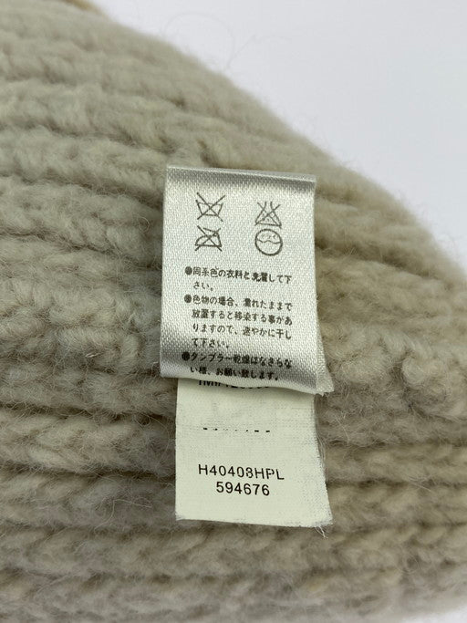 【中古品】【メンズ/レディース】 NIKE ナイキ ニットキャップ 帽子 ニット帽 185-241207-AS-12-min サイズ:M/L カラー:ホワイト系 万代Net店