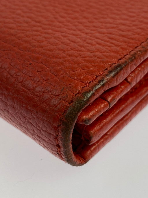 【現状渡し品】【メンズ/レディース】 GUCCI グッチ 346058 レザー 長財布 181-241222-ks-09-min カラー:レッド系 万代Net店