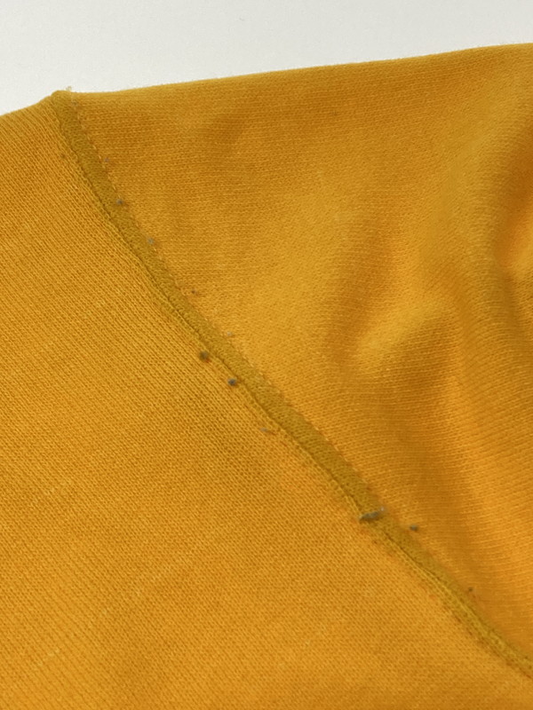 【中古品】【メンズ】 HANES ヘインズ 80'S SOLID ZIP UP HOODIE 80年代 ソリッド ジップアップ フーディー パーカー USA製 146-251027-na-04-tag サイズ:L カラー:オレンジ 万代Net店