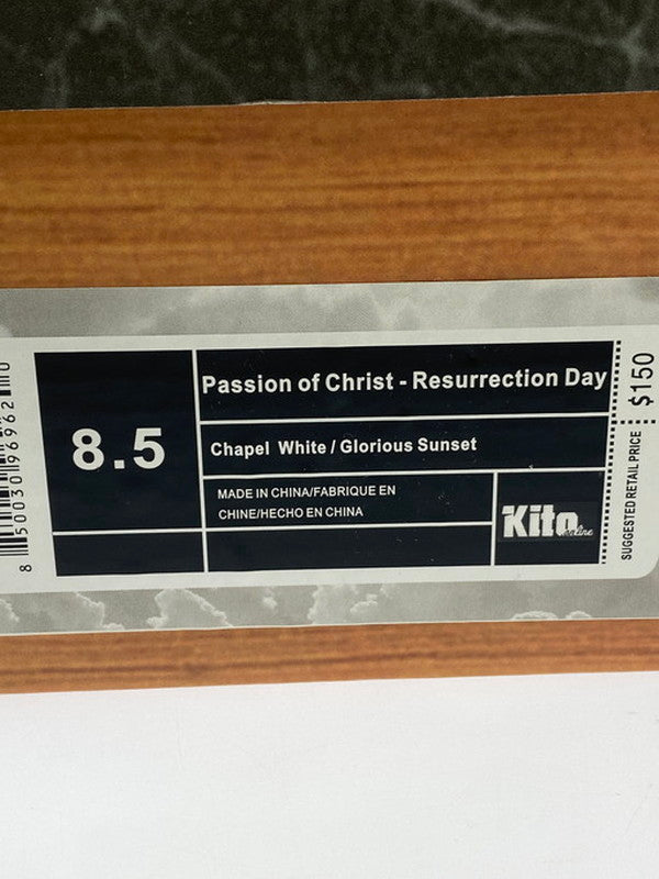 【中古品】【メンズ】 KITO WARES PASSION OF CHRIST-RESURRECTION DAY- パッション オブ キリスト スニーカー シューズ 靴 162-250116-me-10-min サイズ:26.5cm US8.5 カラー:CHAPEL WHITE 万代Net店